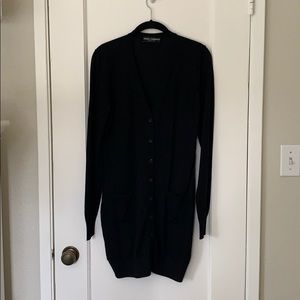 Dolce & Gabbana long black cardigan